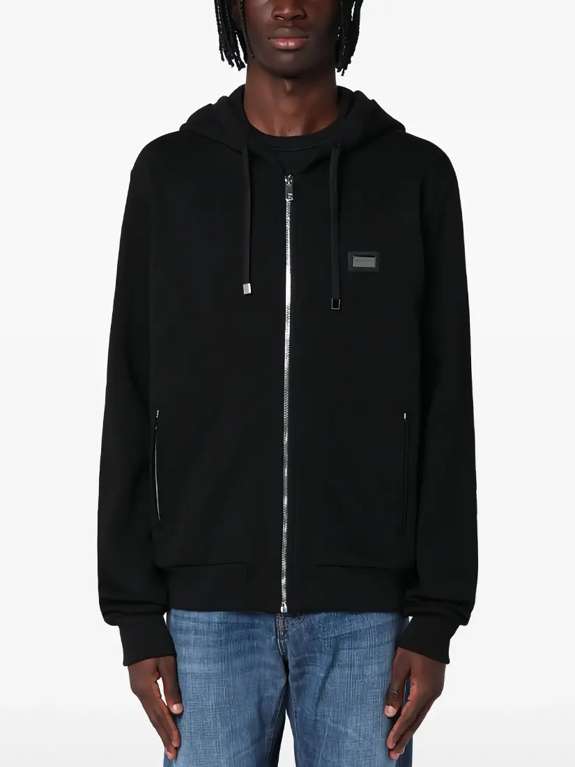 Hoodie Dolce & Gabbana Logo Plaque