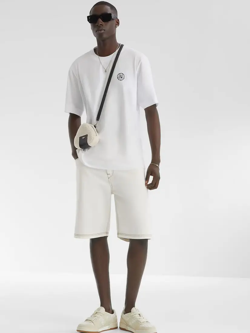 Fendi FF Postcards Logo T-Shirt