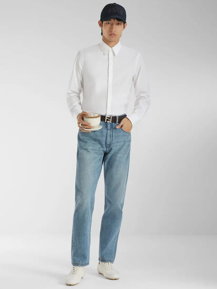 Fendi Italian Stylle Collar Shirt