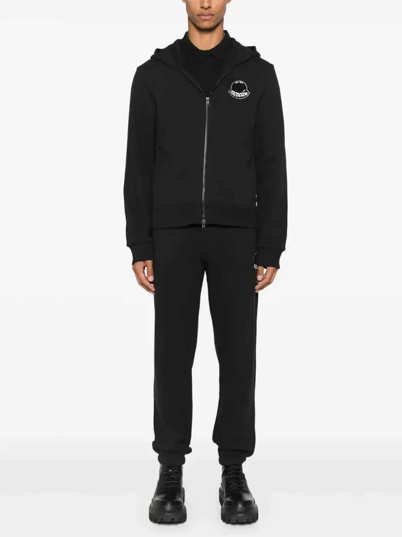 Tuta Moncler Logo Patch