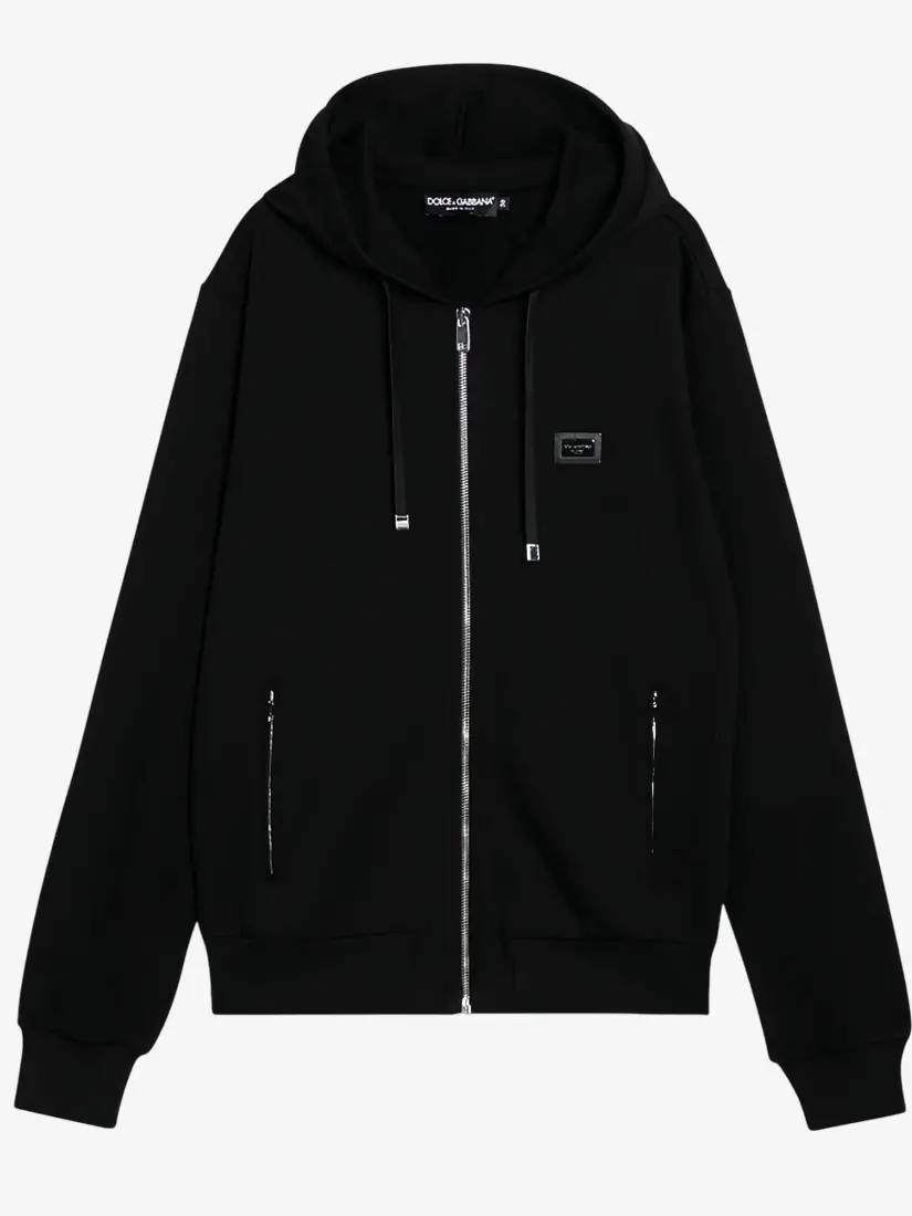Hoodie Dolce & Gabbana Logo Plaque