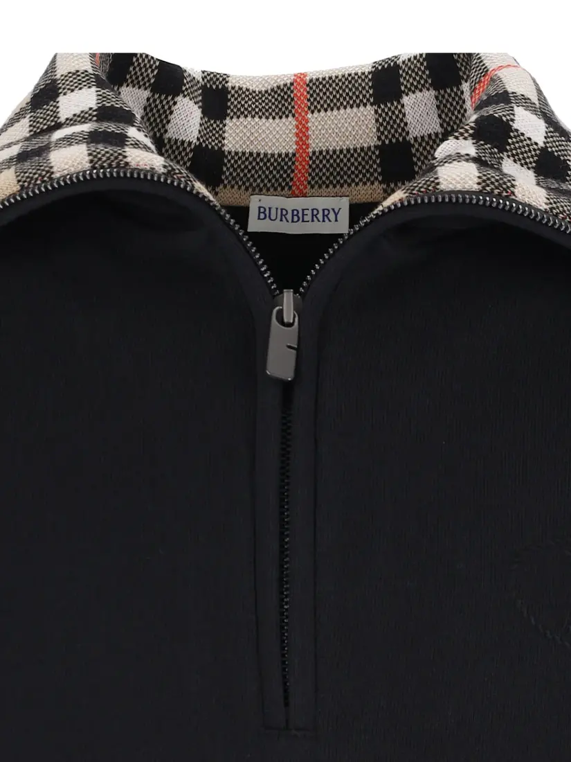 Pulovër Burberry Check Zip