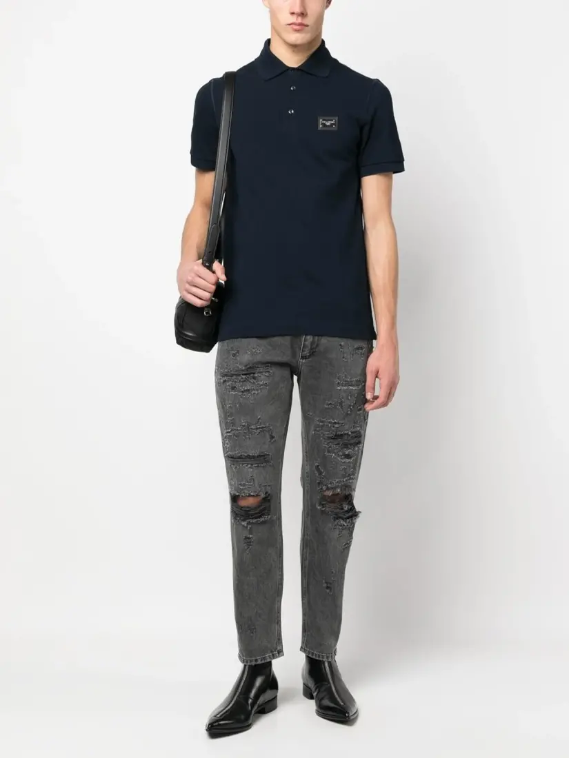 Bluzë Polo Dolce & Gabbana Logo Tag