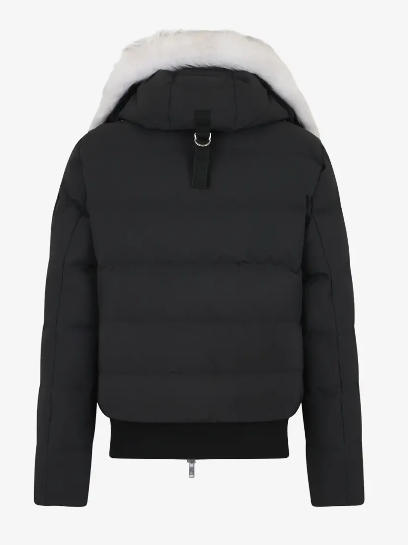 Xhup Moose Knuckles Cloud Shearling Trim Bomber