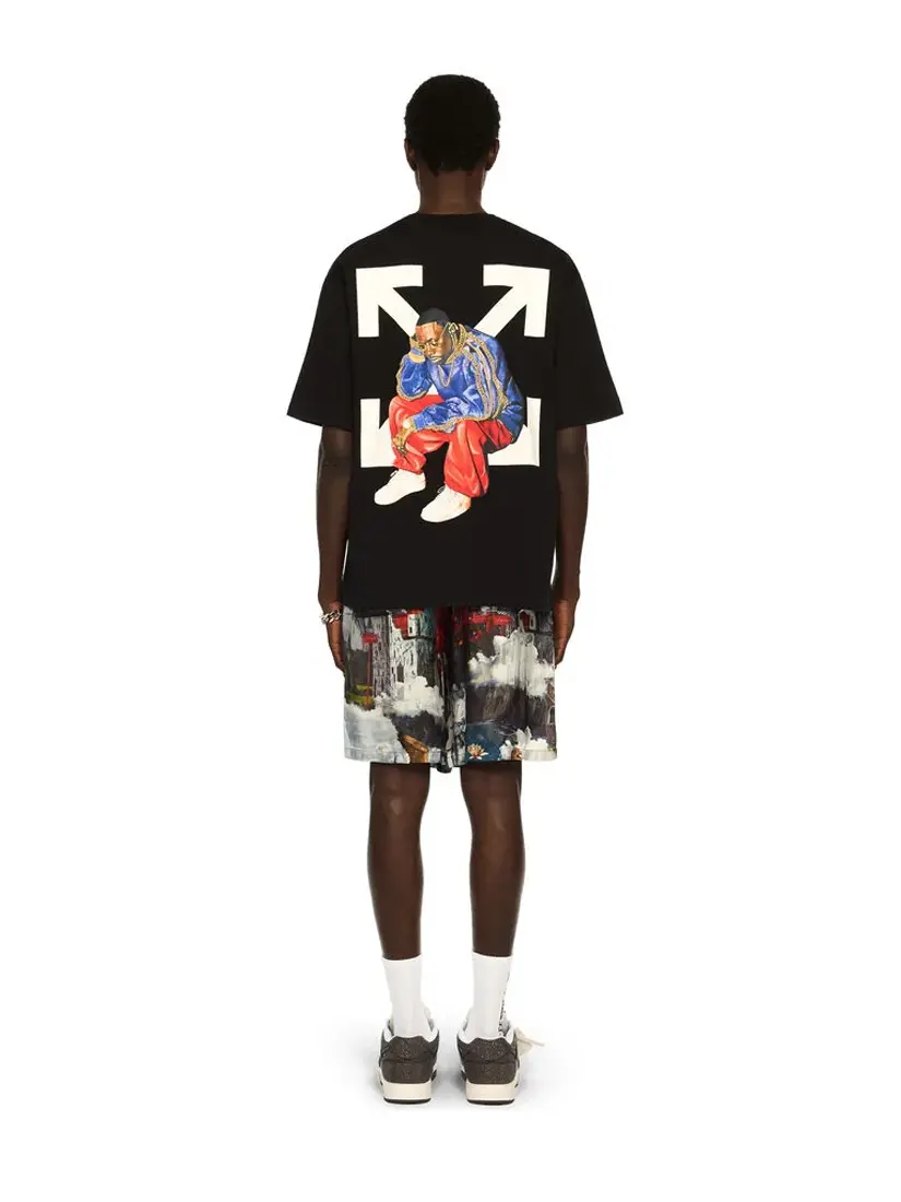 Bluzë Off White Thinkman Arrow Skate Logo Tee