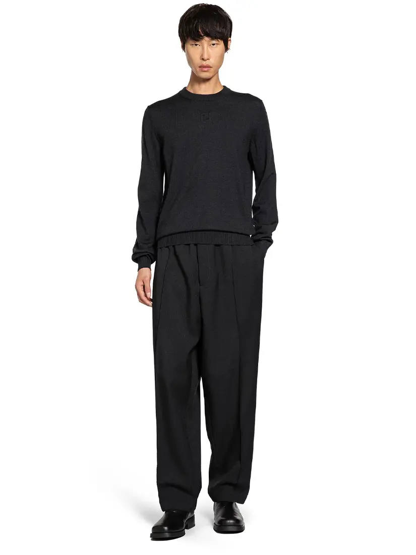 Fendi FF Detail Wool Sweater