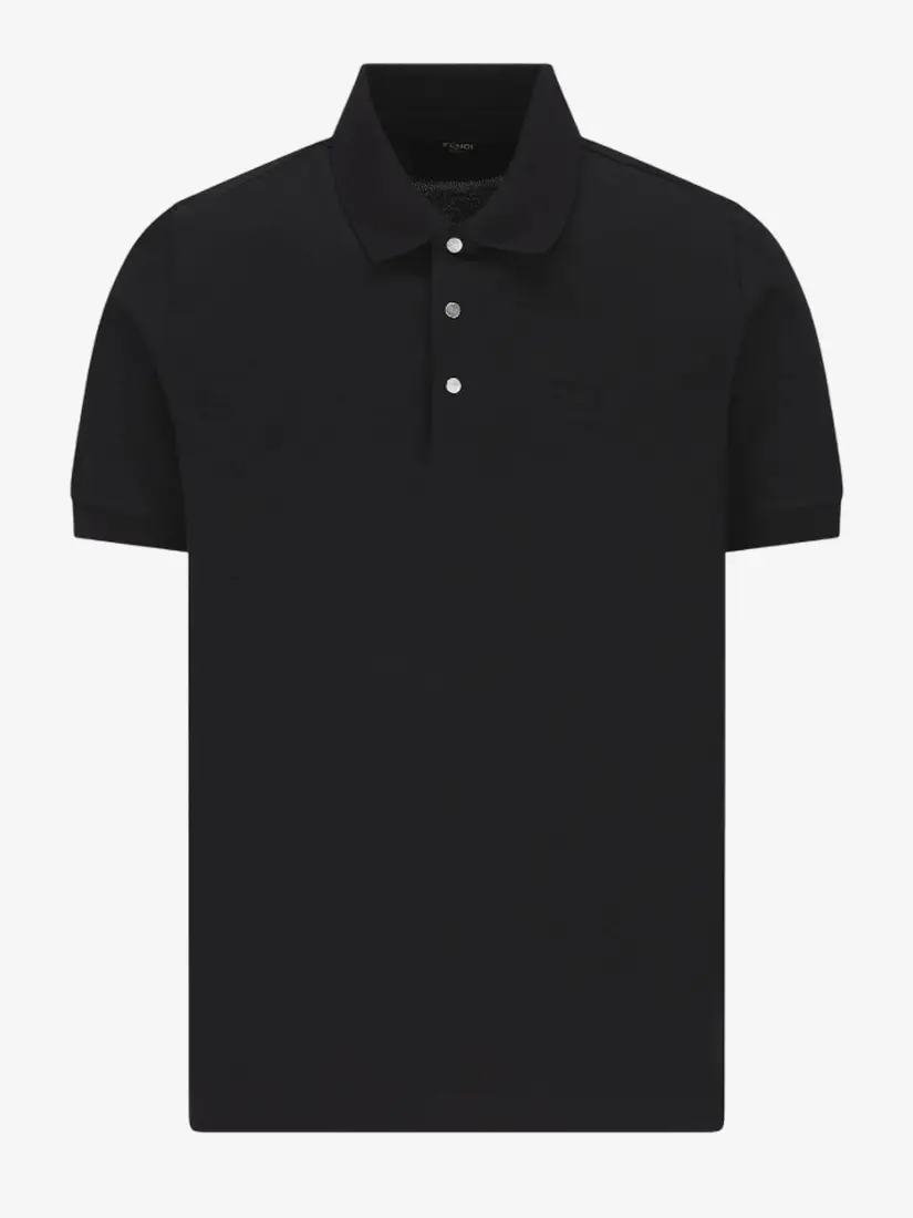 Bluzë Polo Fendi FF Logo Embroidered