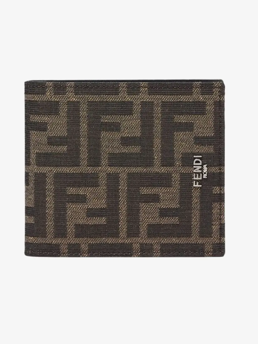 Portofol Fendi FF Fabric Bi-Fold