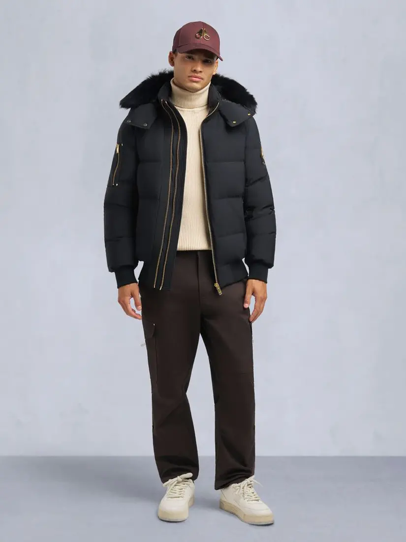 Xhup Moose Knuckles Gold Series Nyluxe Stagg Shearling