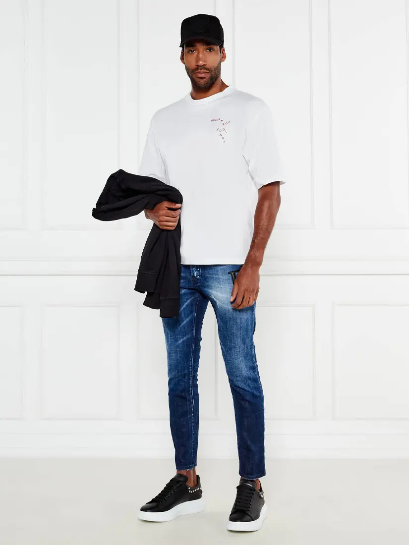 Bluzë Dsquared2 Mit Logo Print