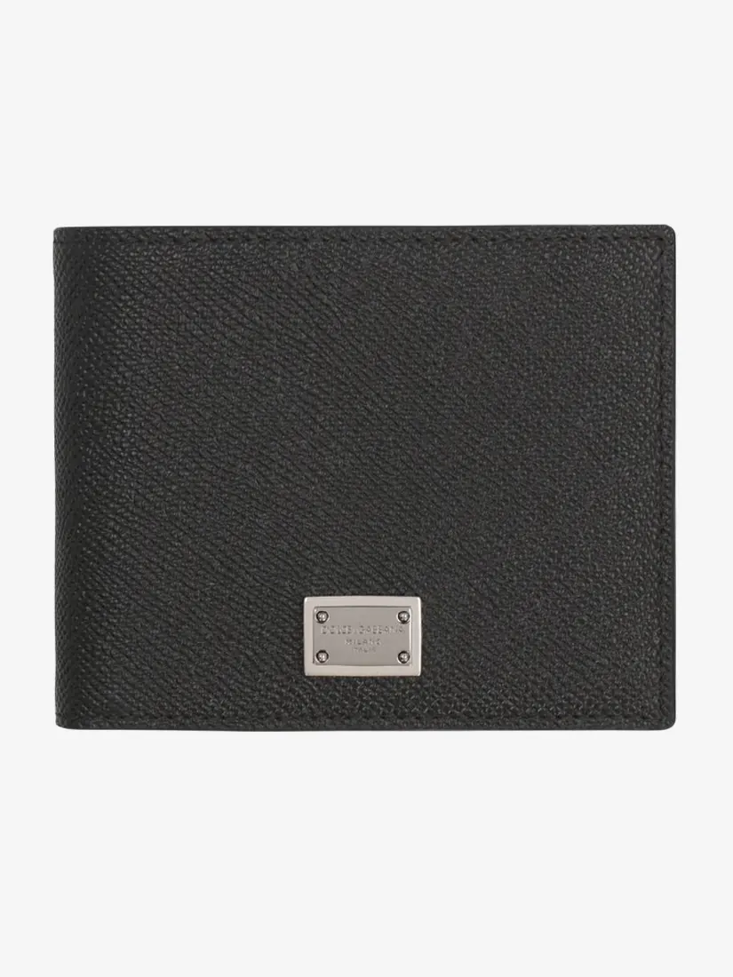 Portofol Dolce & Gabbana Flap-Over With Logo Tag