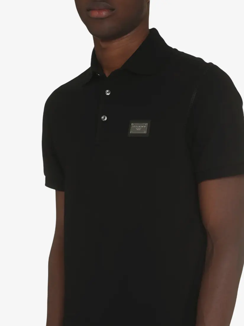 Bluzë Polo Dolce & Gabbana Cotton Piqué