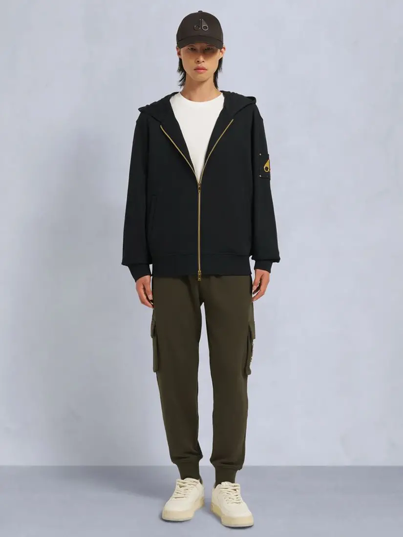 Triko me zinxhir Moose Knuckles Gold Series Snyder Zip-Up