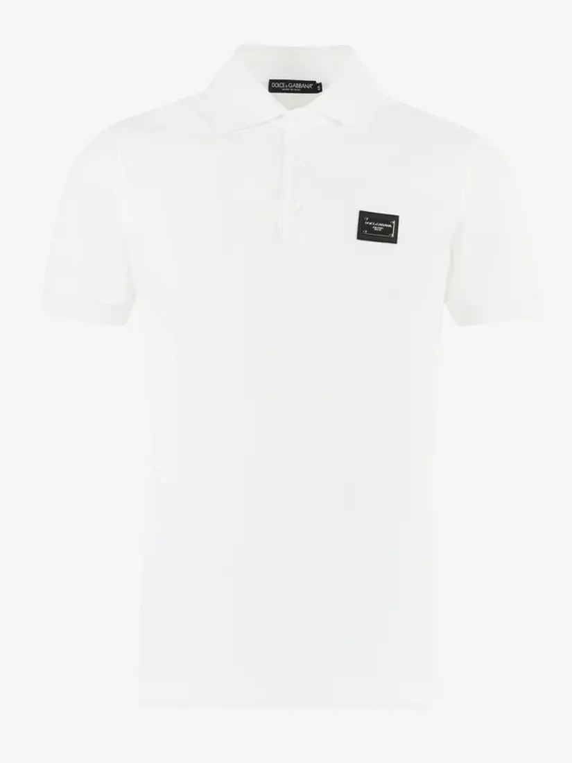 Bluzë Polo Dolce & Gabbana Cotton Piqué