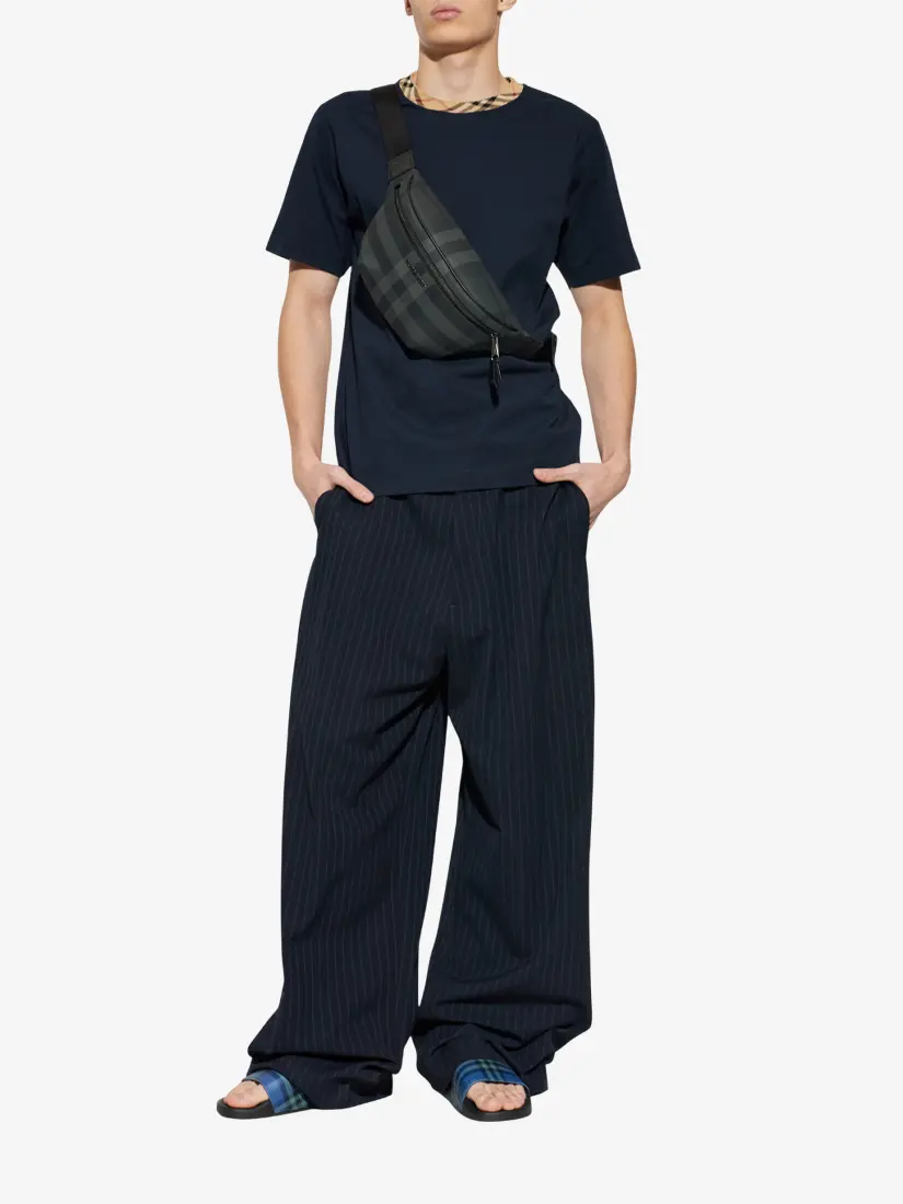 Bluzë Burberry With Checked Trim
