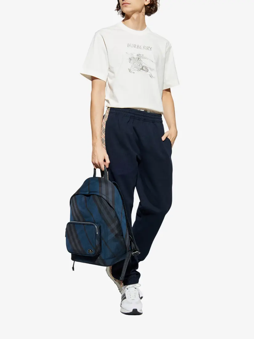 Tuta Burberry With Side Stripes