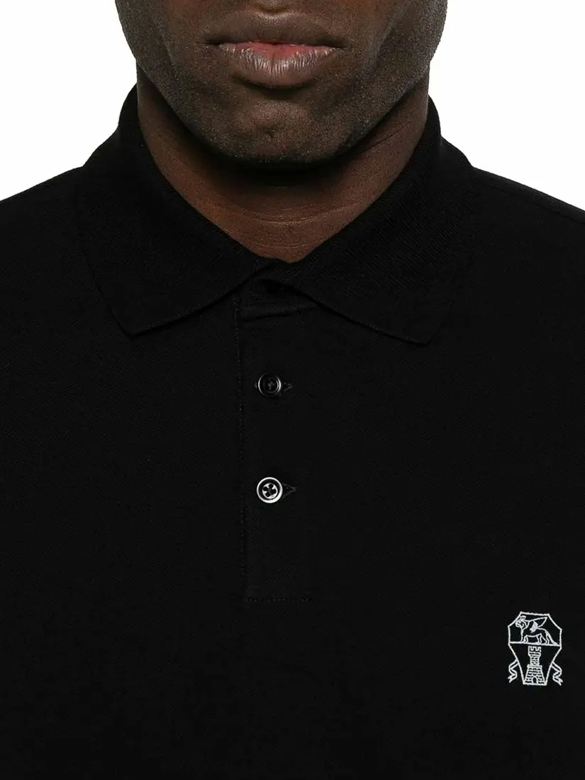 Bluzë Polo Brunello Cucinelli Piquet With Logo