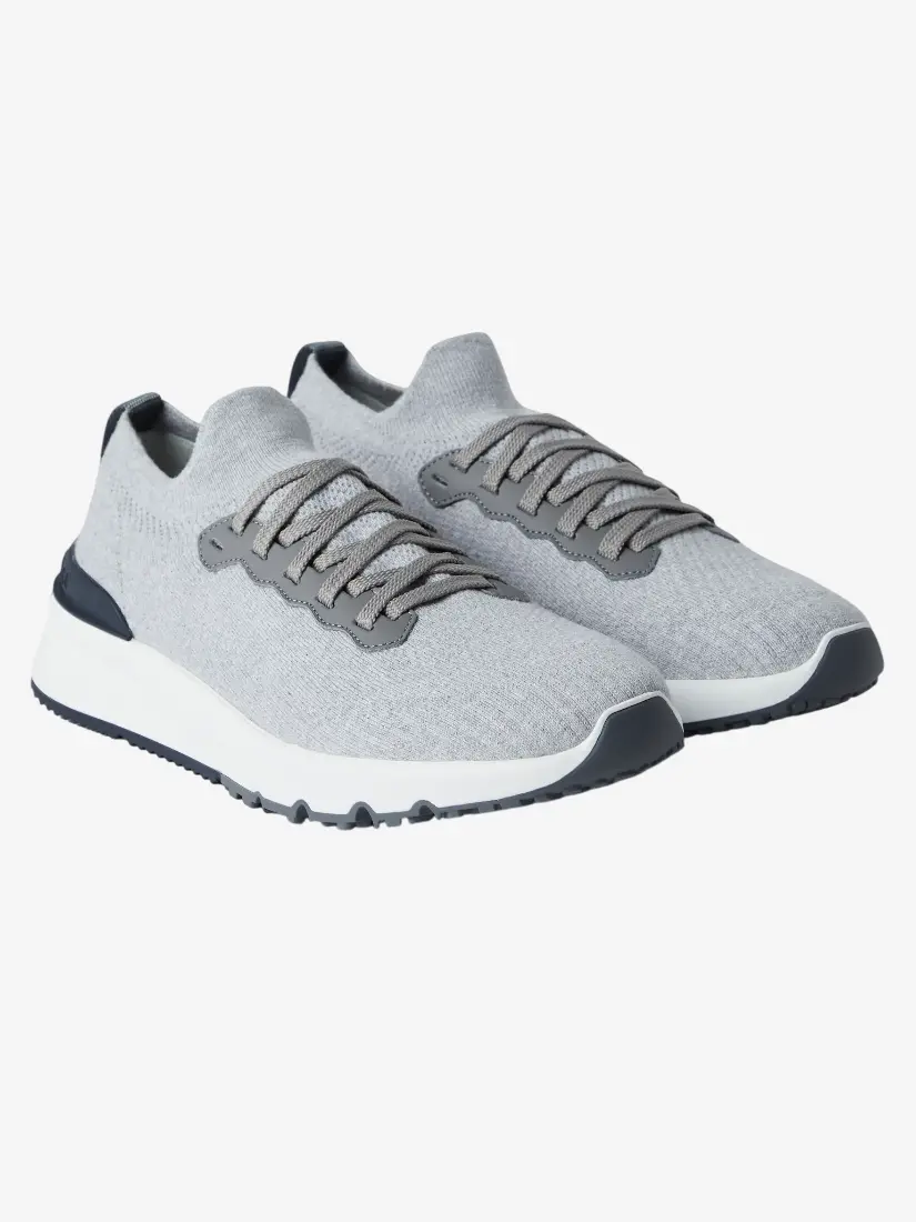 Atlete Brunello Cucinelli Knitted Low-Top