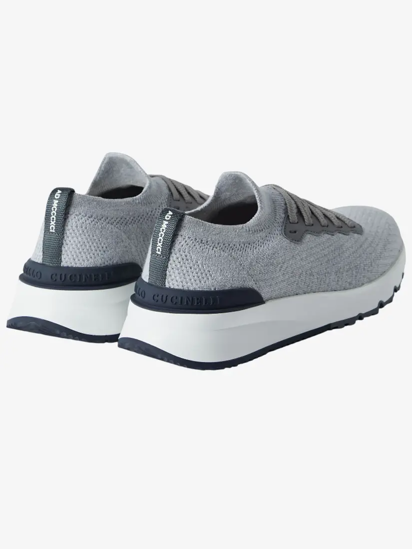 Atlete Brunello Cucinelli Knitted Low-Top