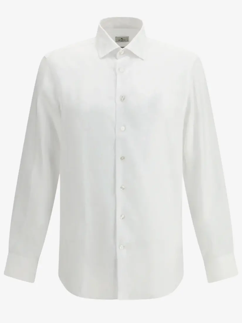 Këmishë linen Etro Pegaso Embroidery