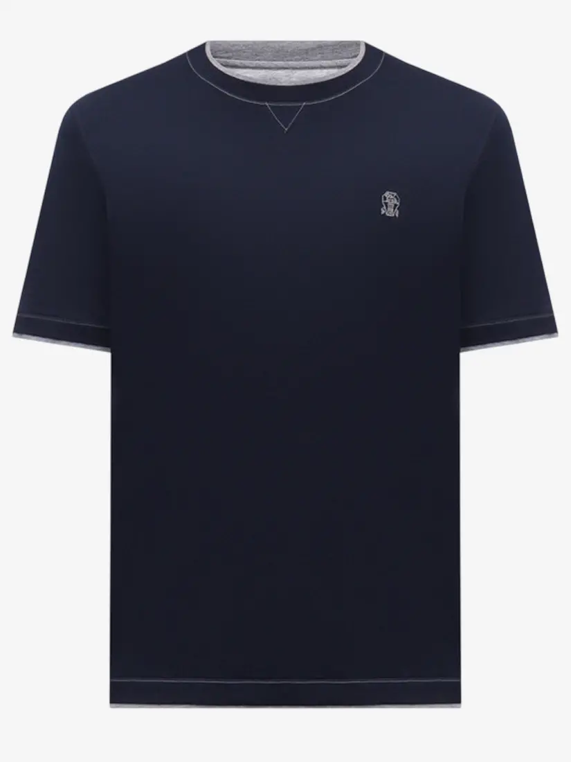 Bluzë Brunello Cucinelli With Embroidered Emblem