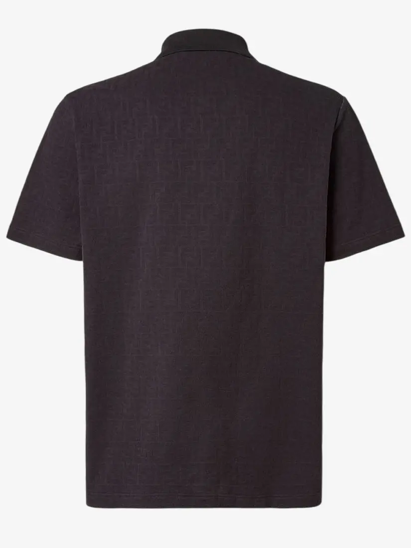 Fendi Piqué FF Jacquard Polo Shirt
