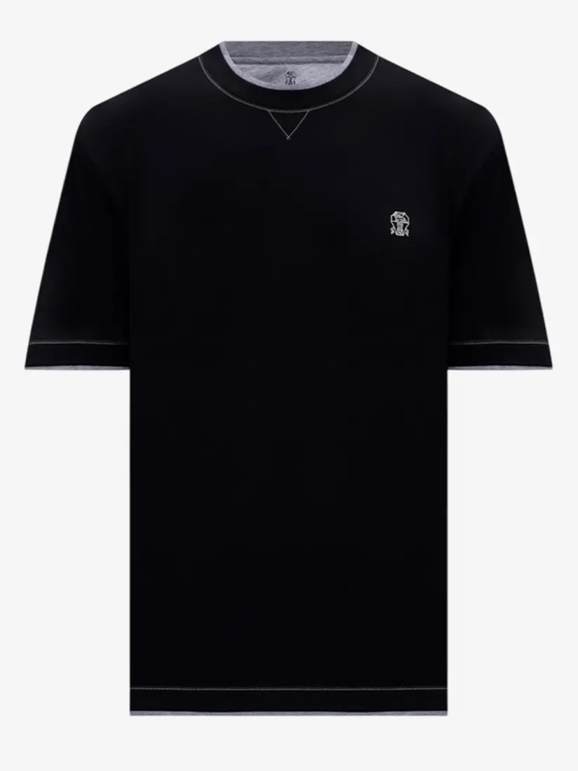 Bluzë Brunello Cucinelli With Embroidered Emblem