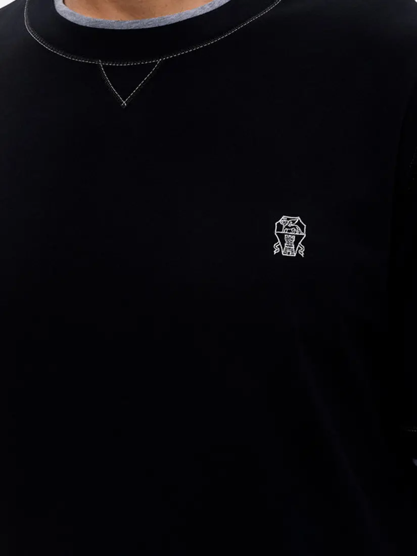 Bluzë Brunello Cucinelli With Embroidered Emblem
