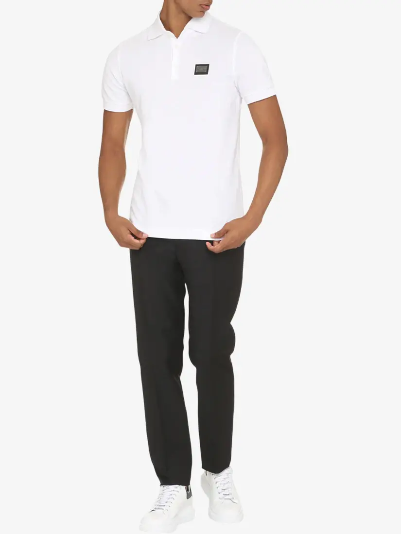 Bluzë Polo Dolce & Gabbana Cotton Piqué