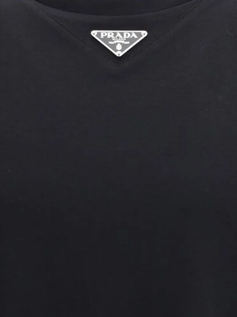 Bluzë Prada With Triangular Plaque