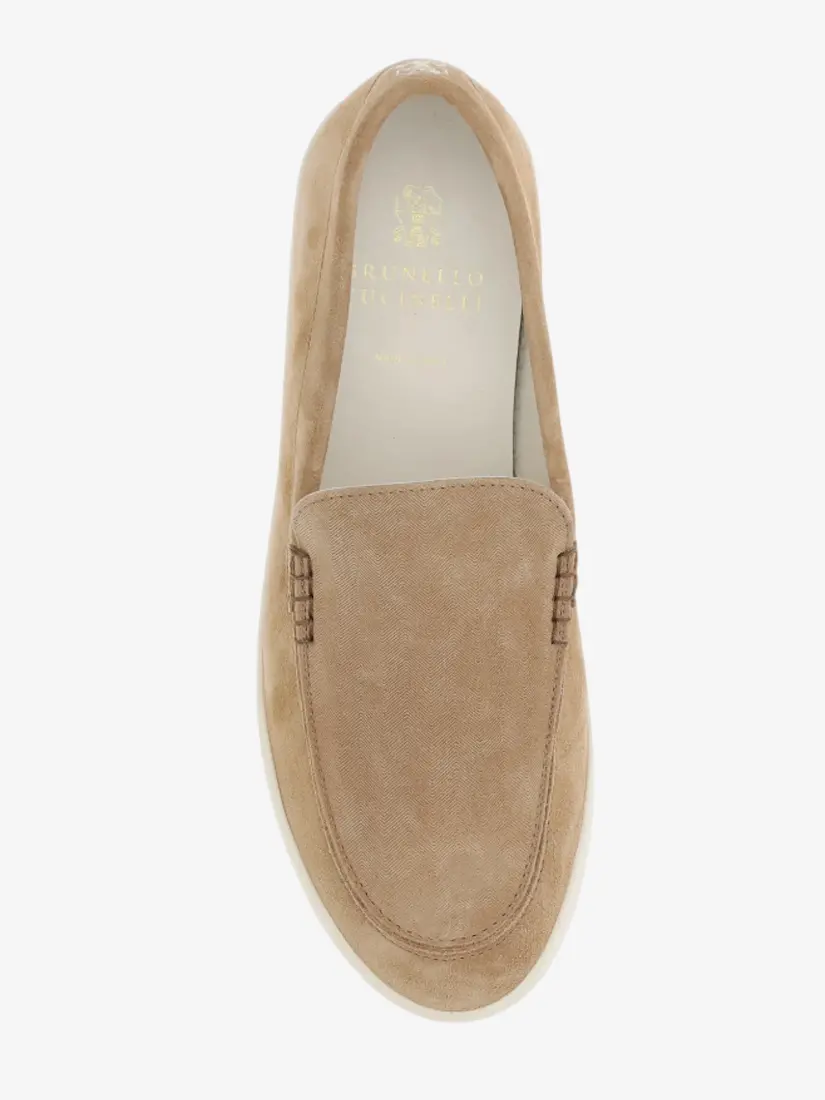 Këpucë Të Sheshta Brunello Cucinelli Suede Loafers