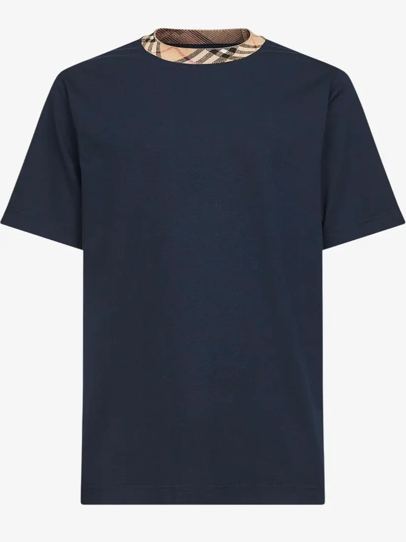 Bluzë Burberry With Checked Trim