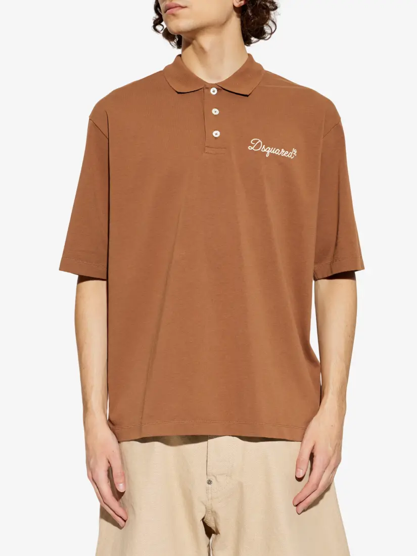 Dsquared2 Signature Tennis Fit Polo Shirt