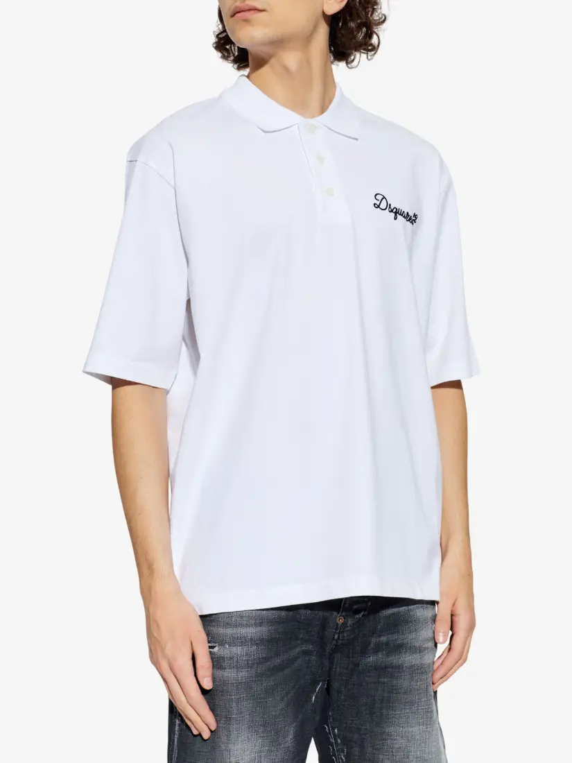 Dsquared2 Signature Tennis Fit Polo Shirt