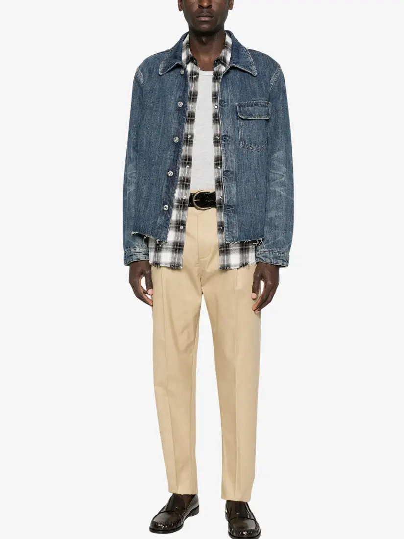 Pantallona Dsquared2 Pleated Front Tailored