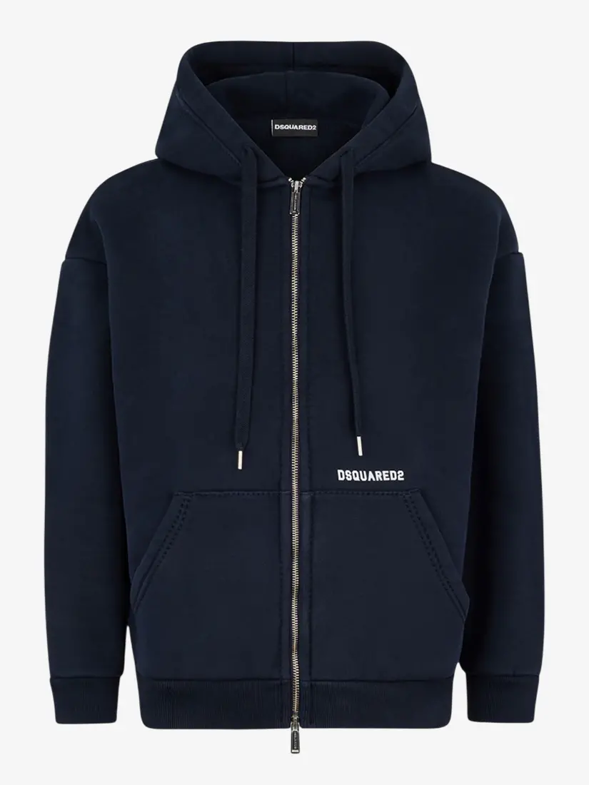 Bluzë me kapuç Dsquared2 Logo Boyfriend Fit
