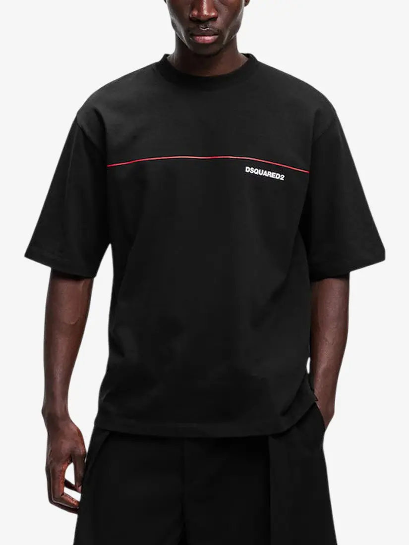 Bluzë Dsquared2 Tape Loose Fit