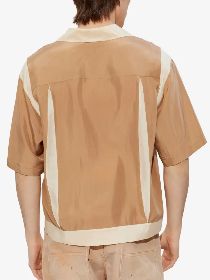 Këmishë DSquared2 Brown Silk