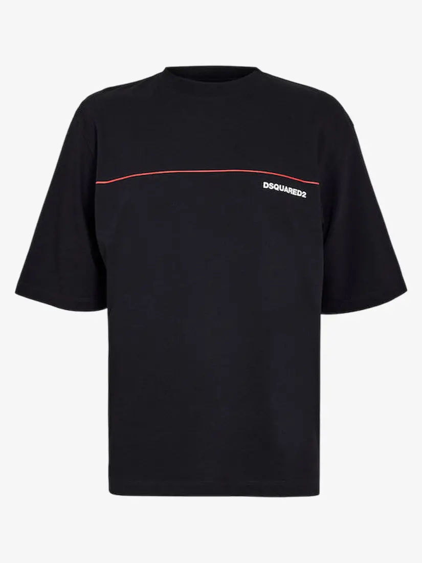 Bluzë Dsquared2 Tape Loose Fit