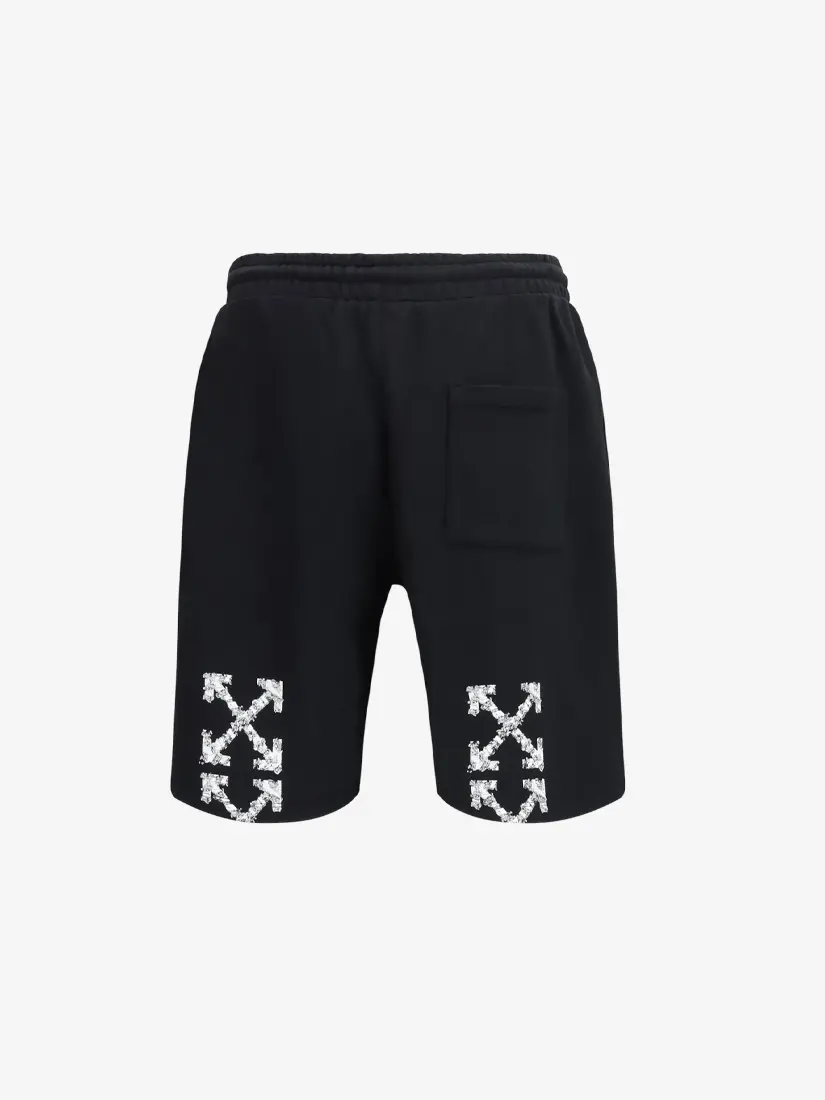 Off-White Arrow Print Skate Shorts