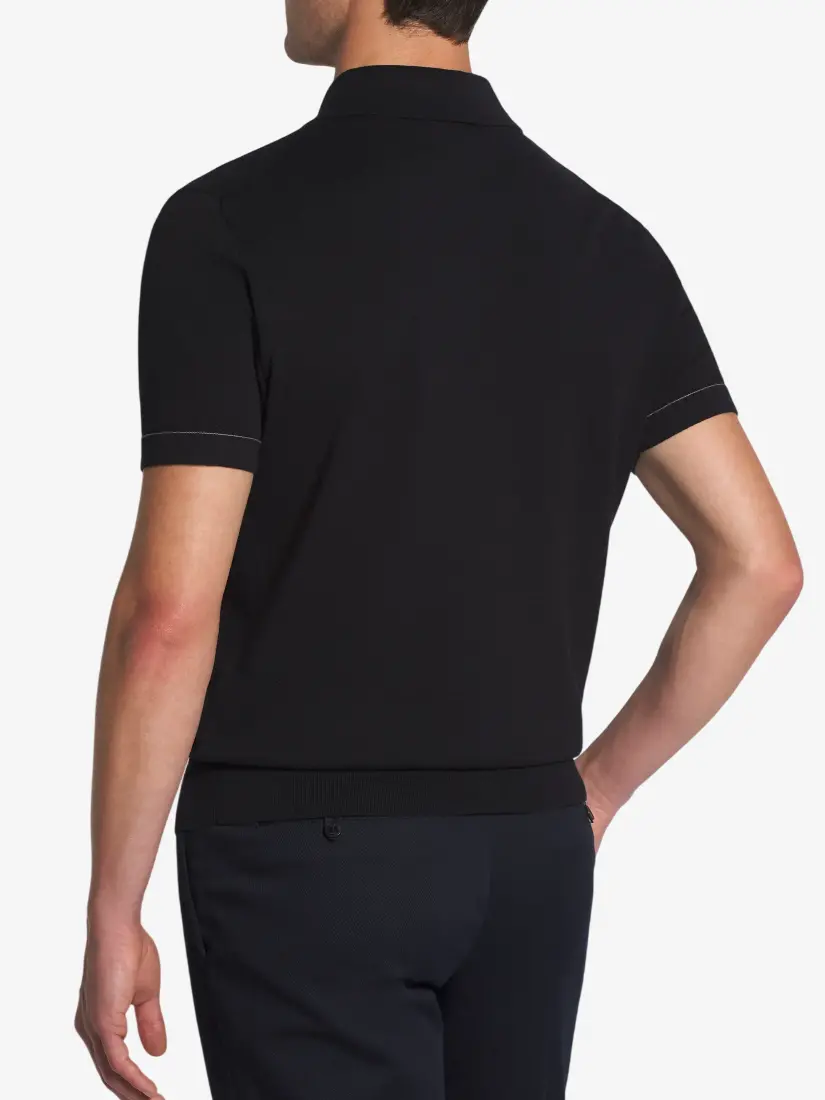 Brioni Island Piqué Cotton Polo Shirt