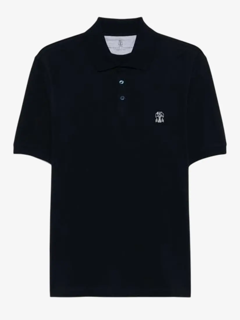 Bluzë Polo Brunello Cucinelli Logo Embroidered