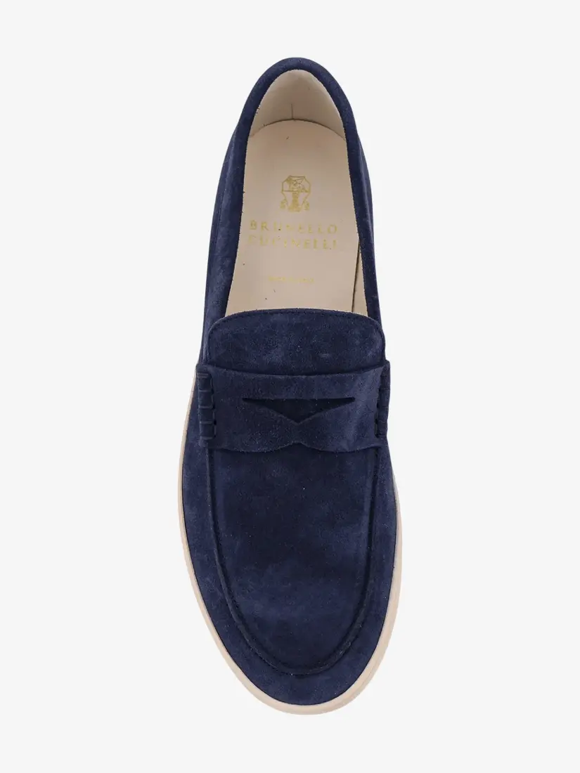 Këpucë Të Sheshta Brunello Cucinelli Suede Loafers