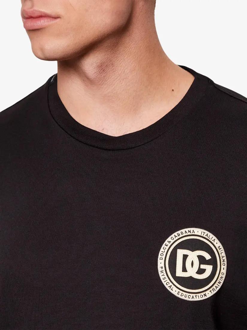 Bluzë Dolce & Gabbana Contrast Logo Print