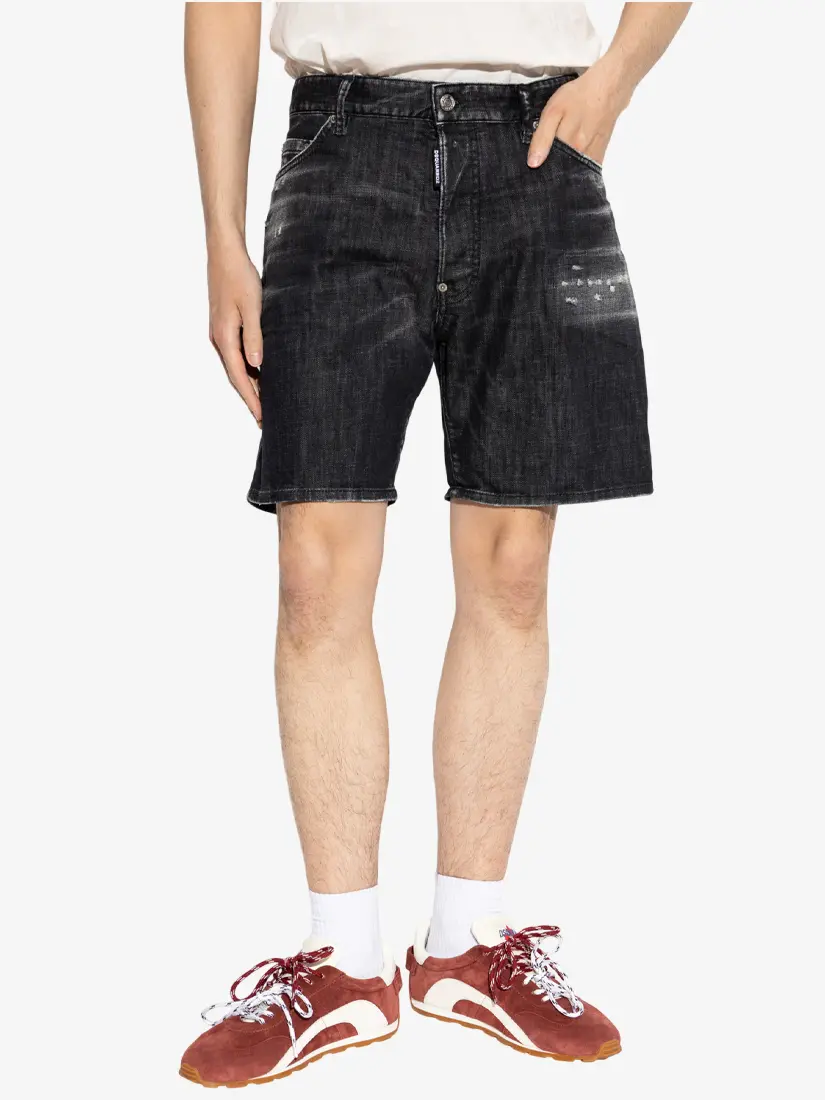 Pantallona të shkutra xhins DSquared2 Marine