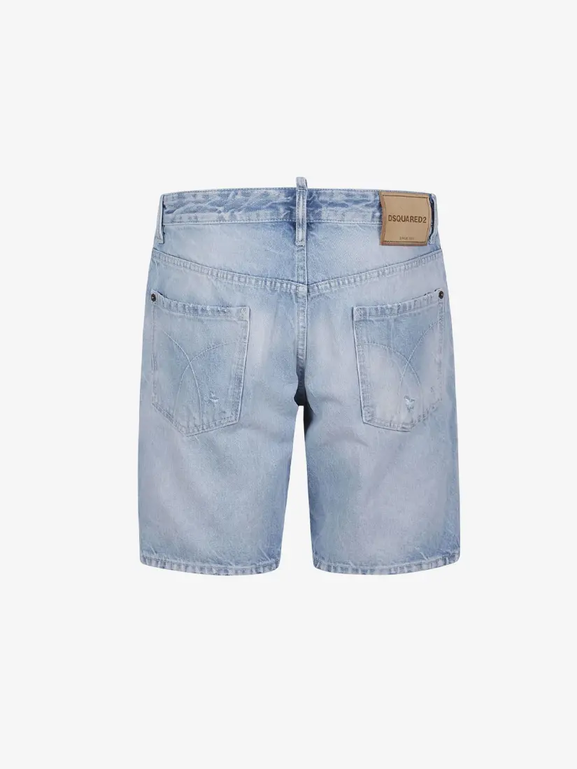 Pantallona të shkutra xhins DSquared2 Light Wash