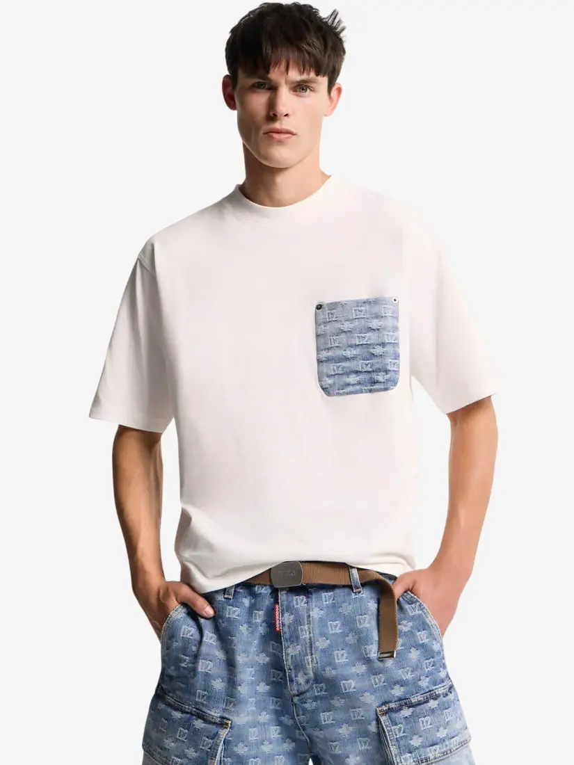 Bluzë DSquared2 D2 Monogram Loose Fit