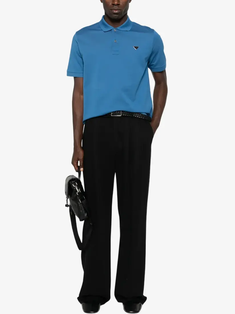Bluzë Polo Prada Logo Embroidered