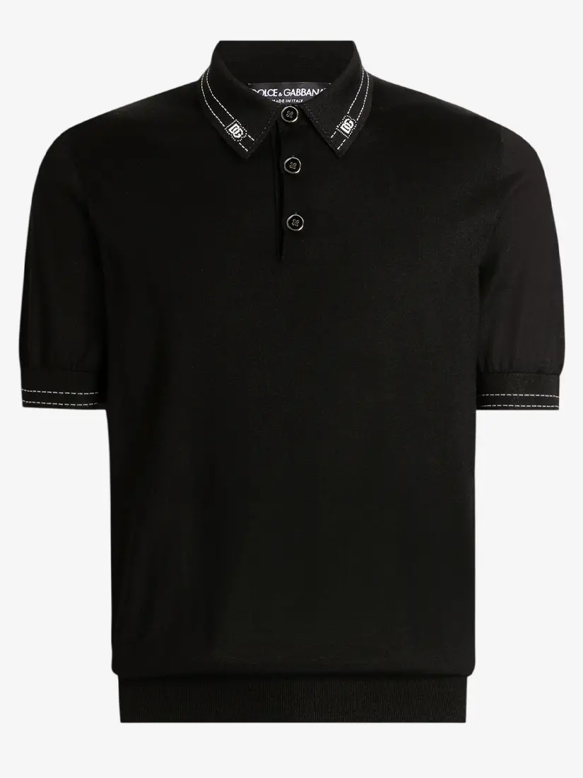 Bluzë Polo Dolce & Gabbana Silk