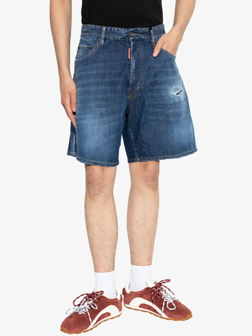 Pantallona të shkutra xhins DSquared2 Boxer